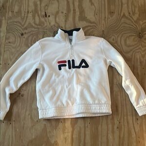 FILA Kids White Pullover Top